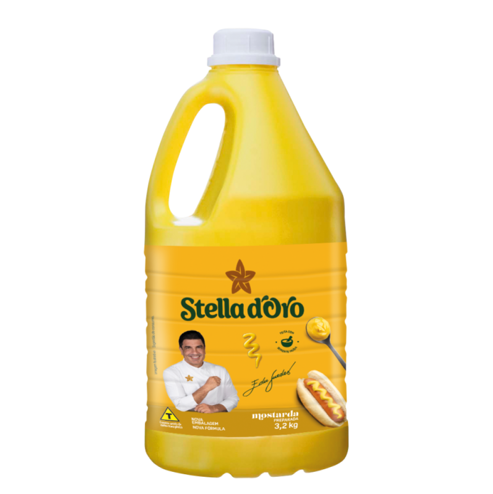 Mostarda Galão 4X3,2Kg Stella D'Oro