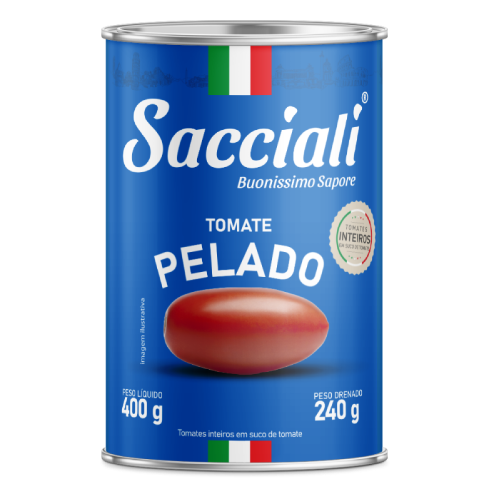 Tomate Pelado Lata Sacciali