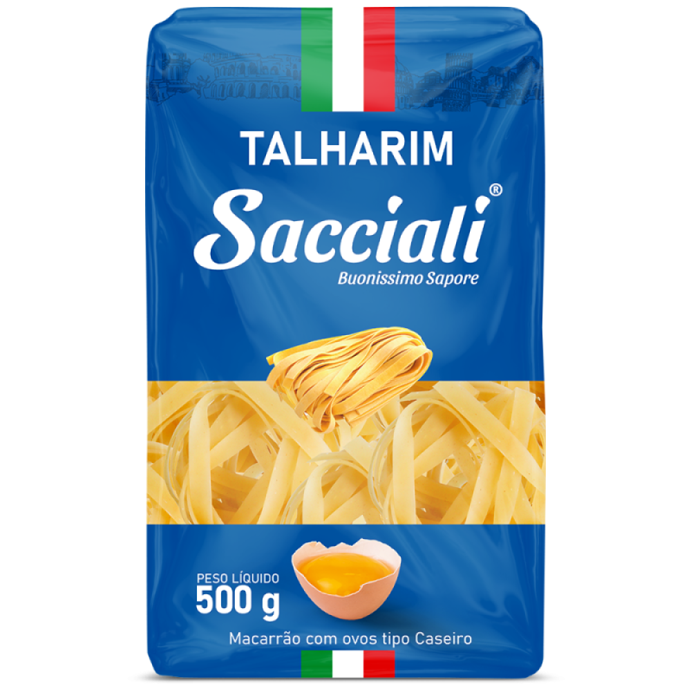 Massa Caseira Talharim 20X500G Sacciali