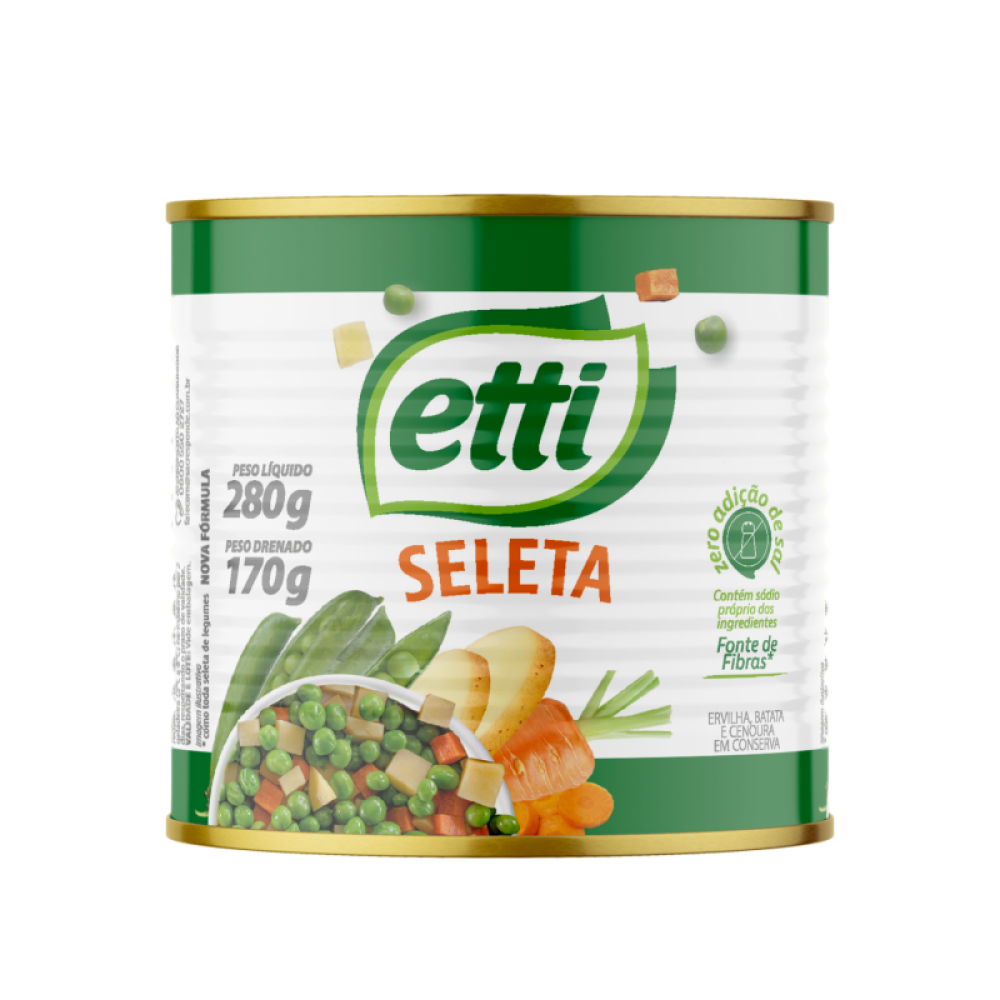 Seleta De Legumes Lata 24X170G Etti