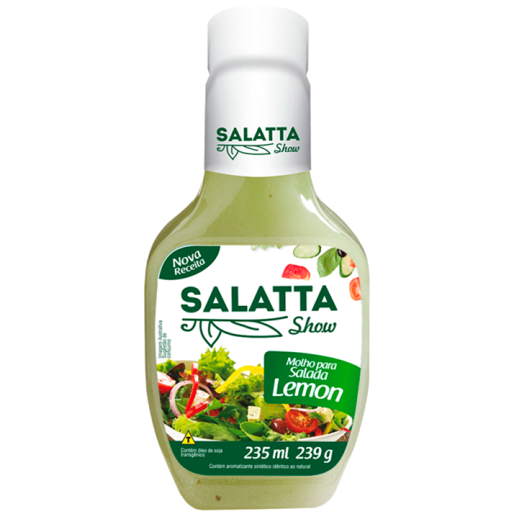 Molho para Salada 12X235Ml Lemon Salatta