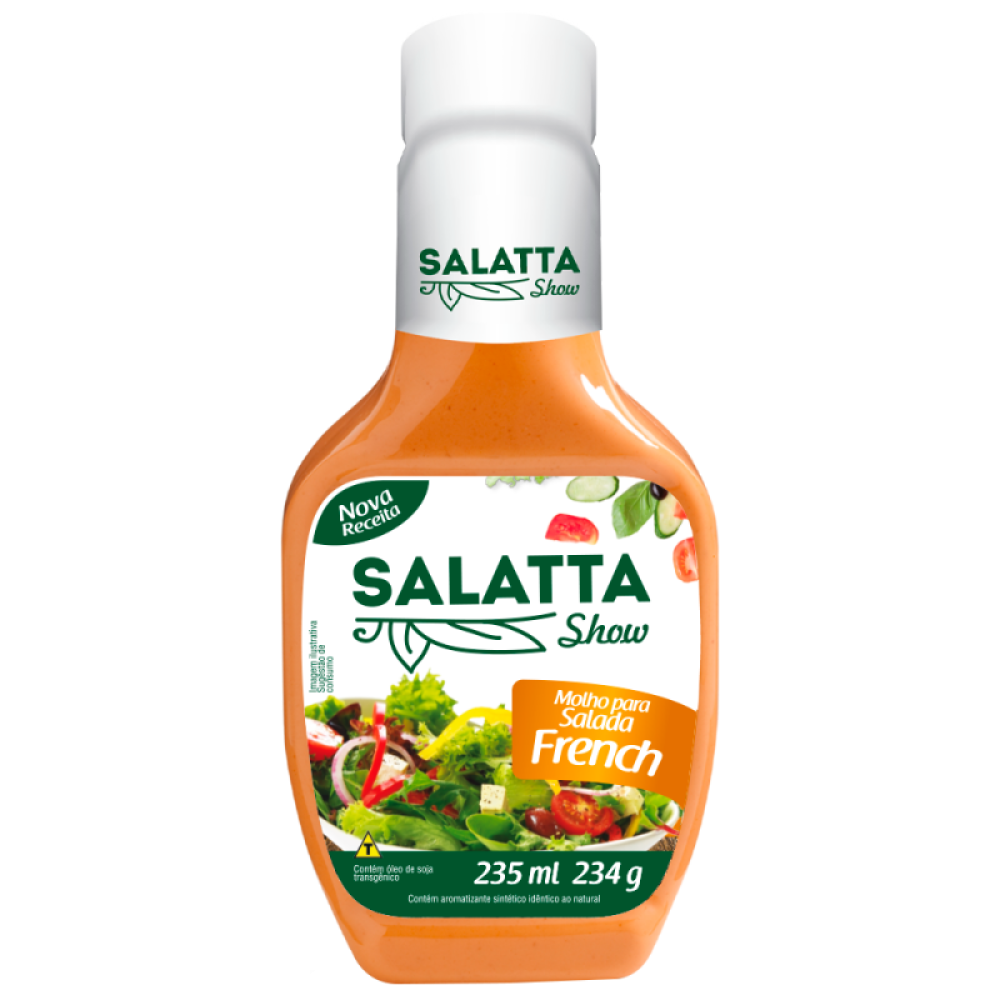 Molho para Salada French 12X235Ml Salatta