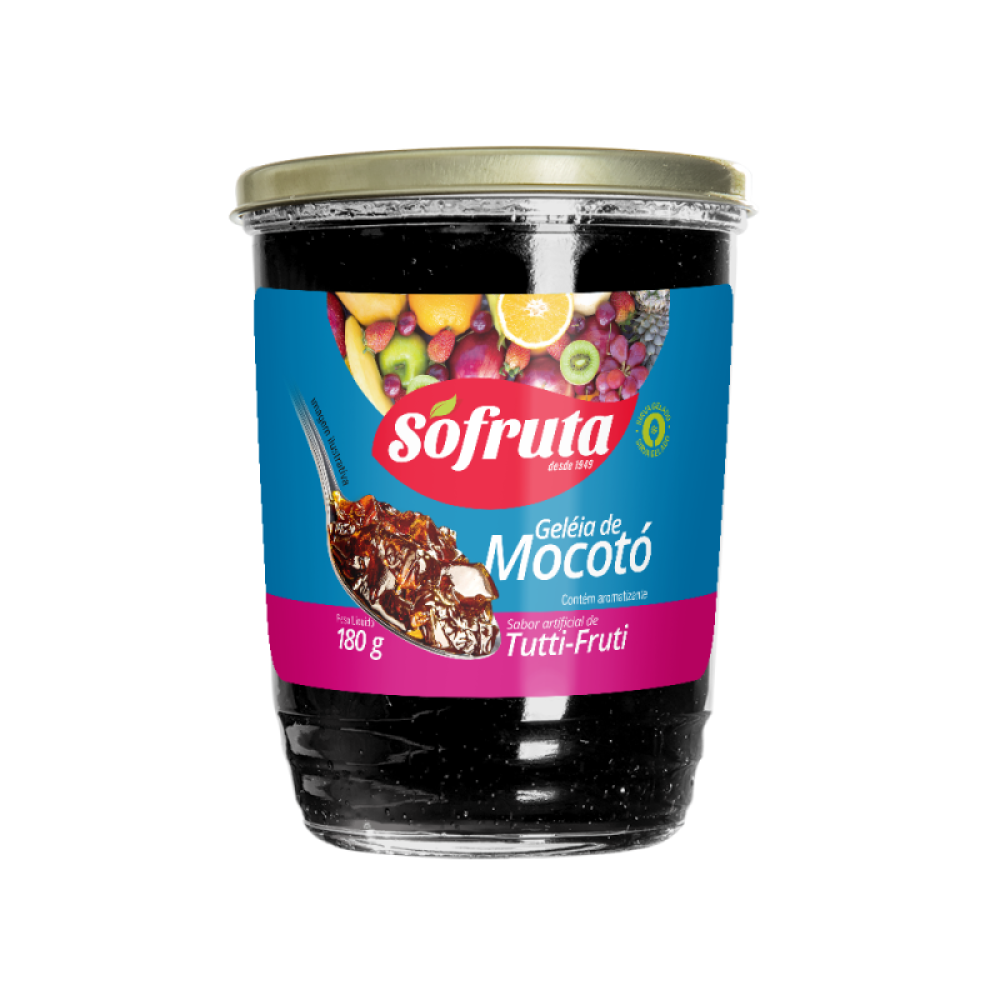 Geleia Mocotó Tutti Frutti Vidro 24X180G Só Fruta