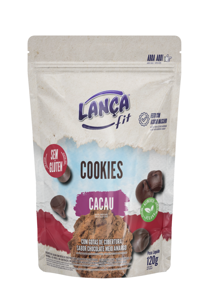 Cookies cacau sem/glúten 120g
