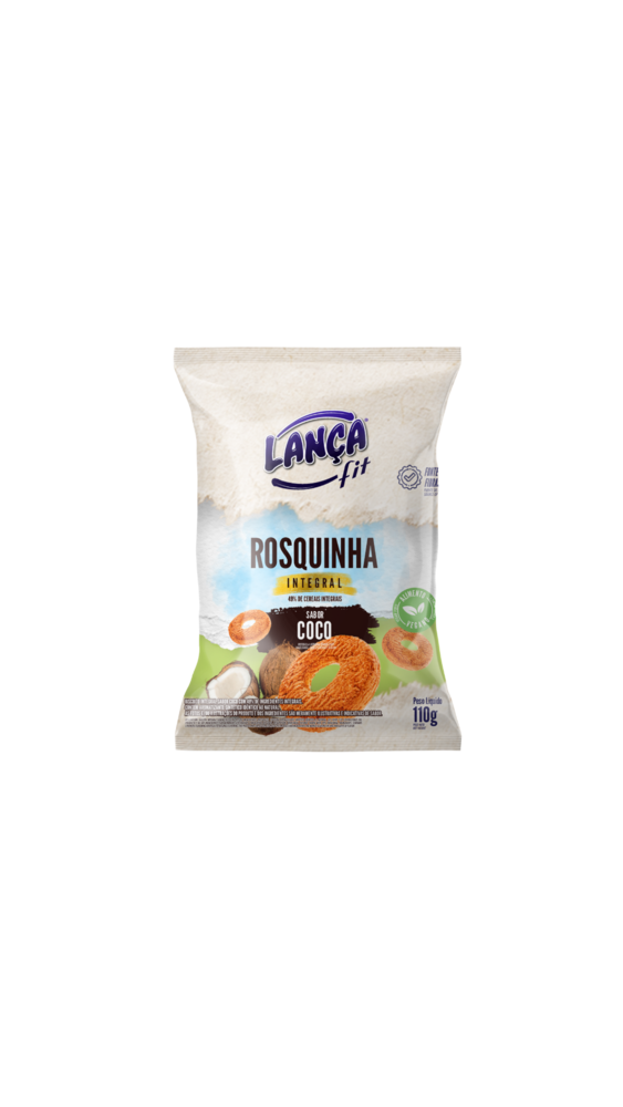 Rosquinha integral coco 110g