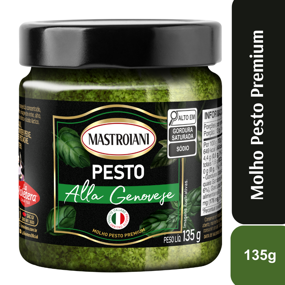 Molho Pesto Genovese Pote 135g