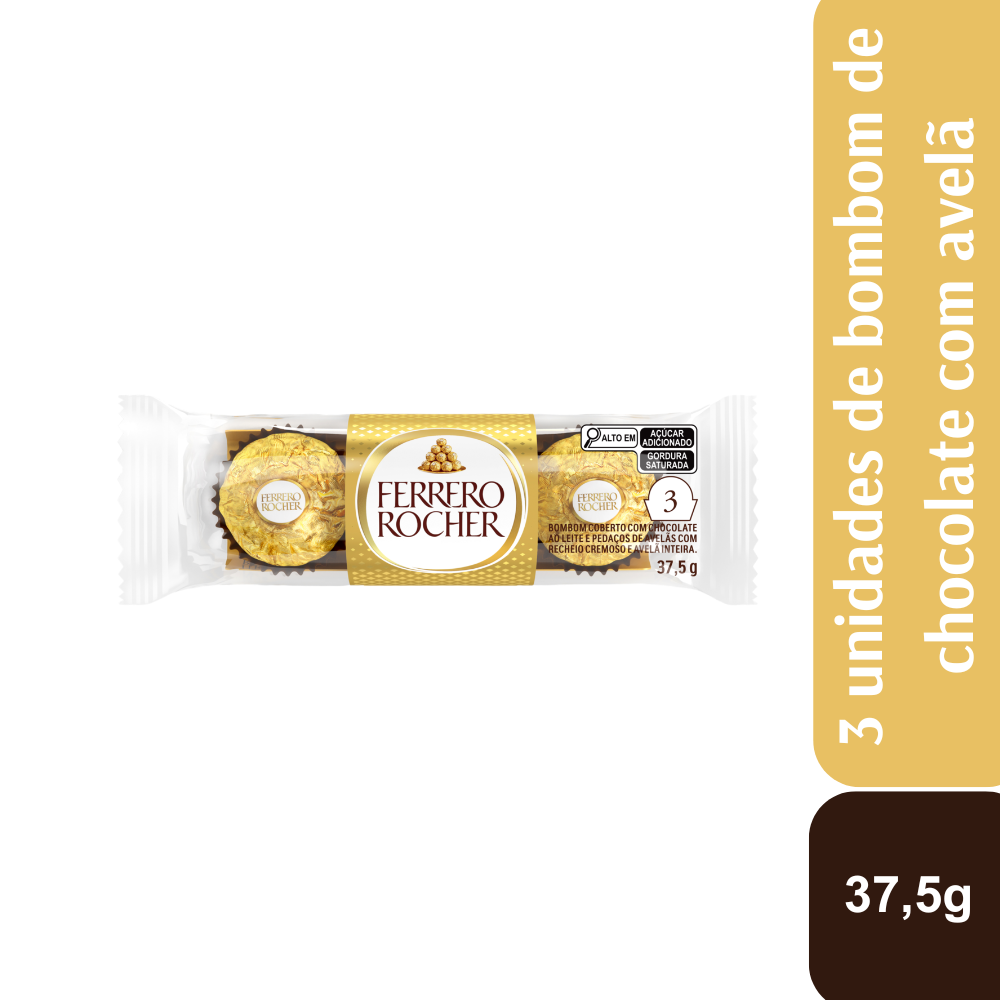 Ferrero Rocher 3 unis 37,5g