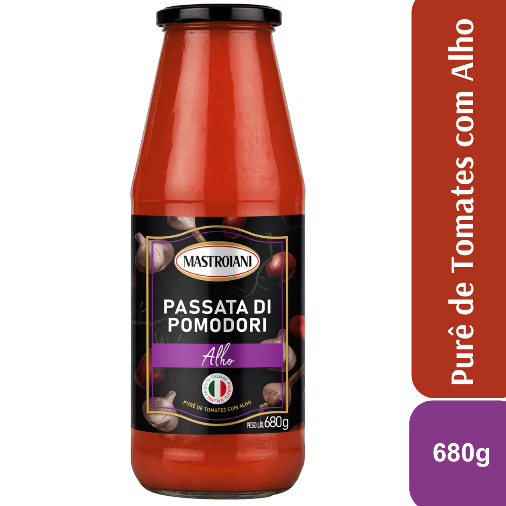 Passata Di Pomodori Alho Vidro 680g