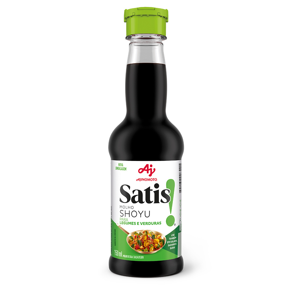 Molho Shoyu Satis!® Para Legumes e Verduras 150ML