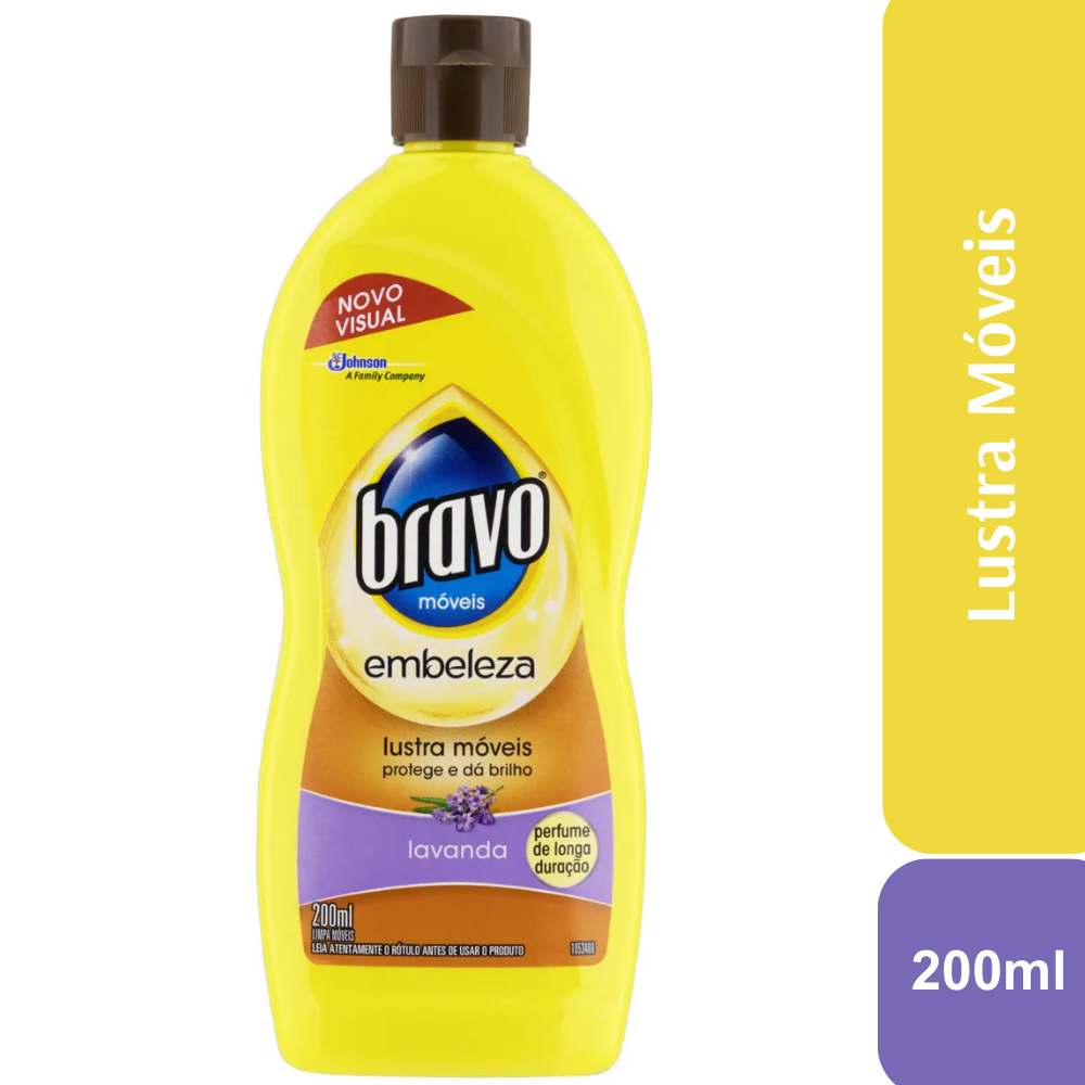 Lustra-Móveis Lavanda Bravo Embeleza Squeeze 200ml