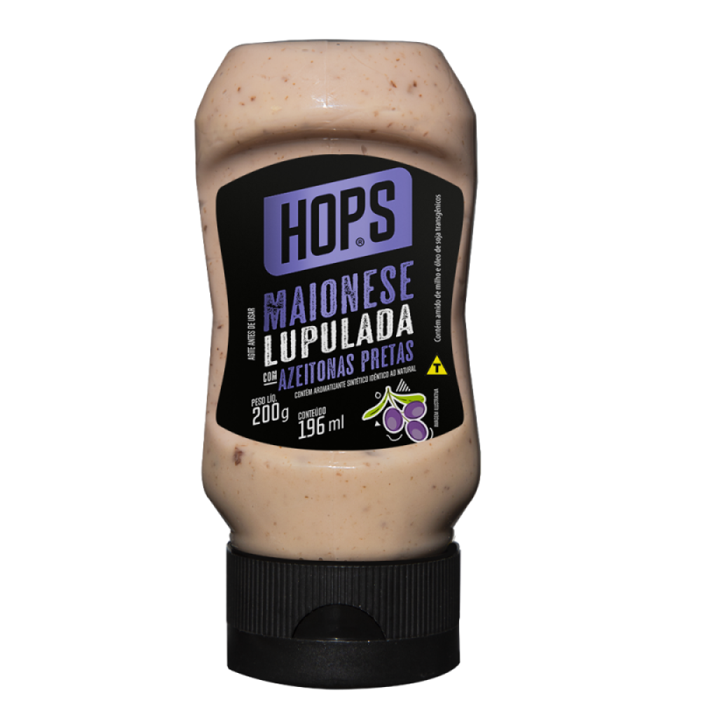 Maionese Com Azeitona Preta Td 12X200G Hops