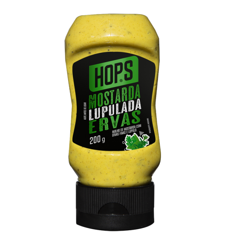 Mostarda Com Ervas Top Down 12X200G Hops