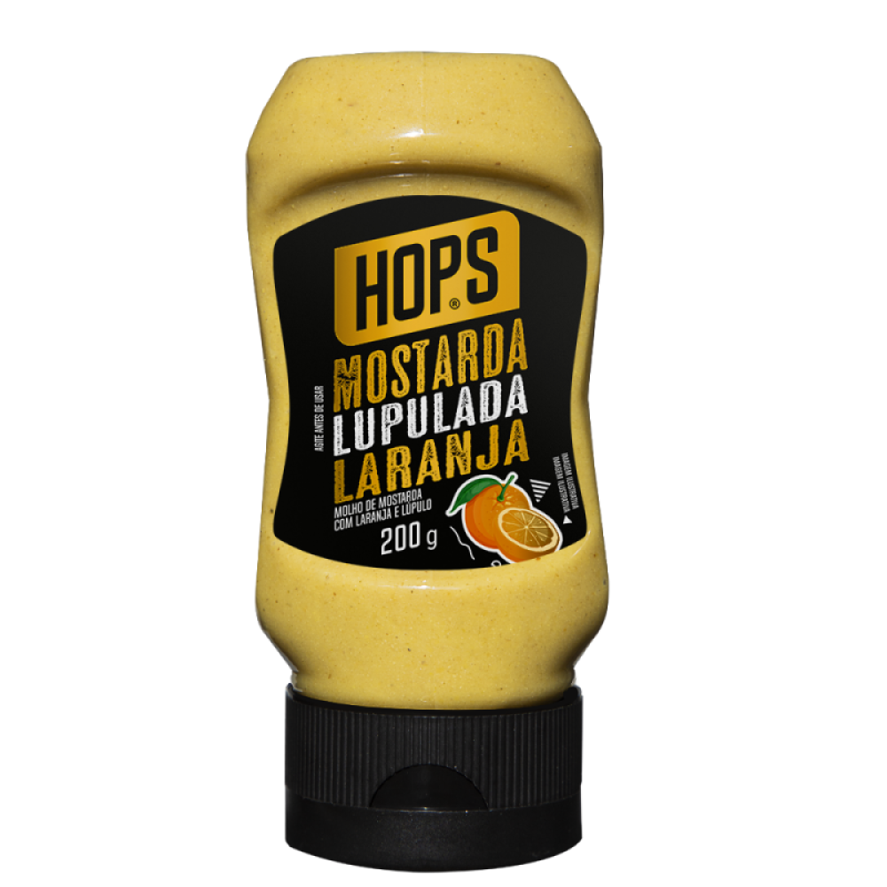 Mostarda Com Laranja Top Down 12X200G Hops