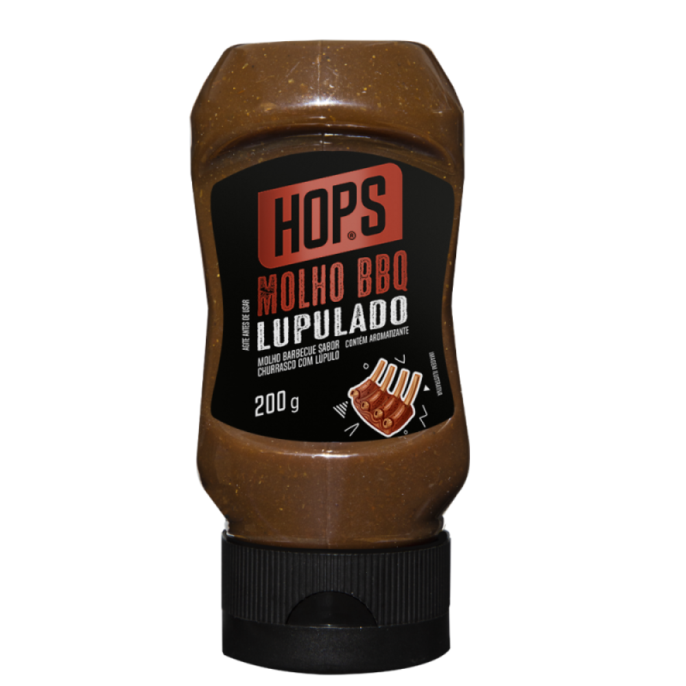 Molho Barbecue Lupulado 12X200G Hops