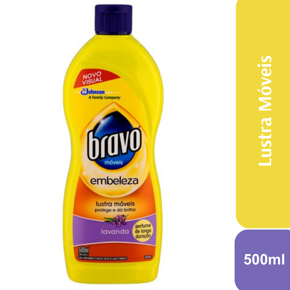 Lustra-Móveis Lavanda Bravo Embeleza Squeeze 500ml