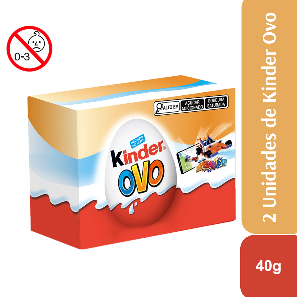 Kinder Ovo Azul 2 unidades 40g