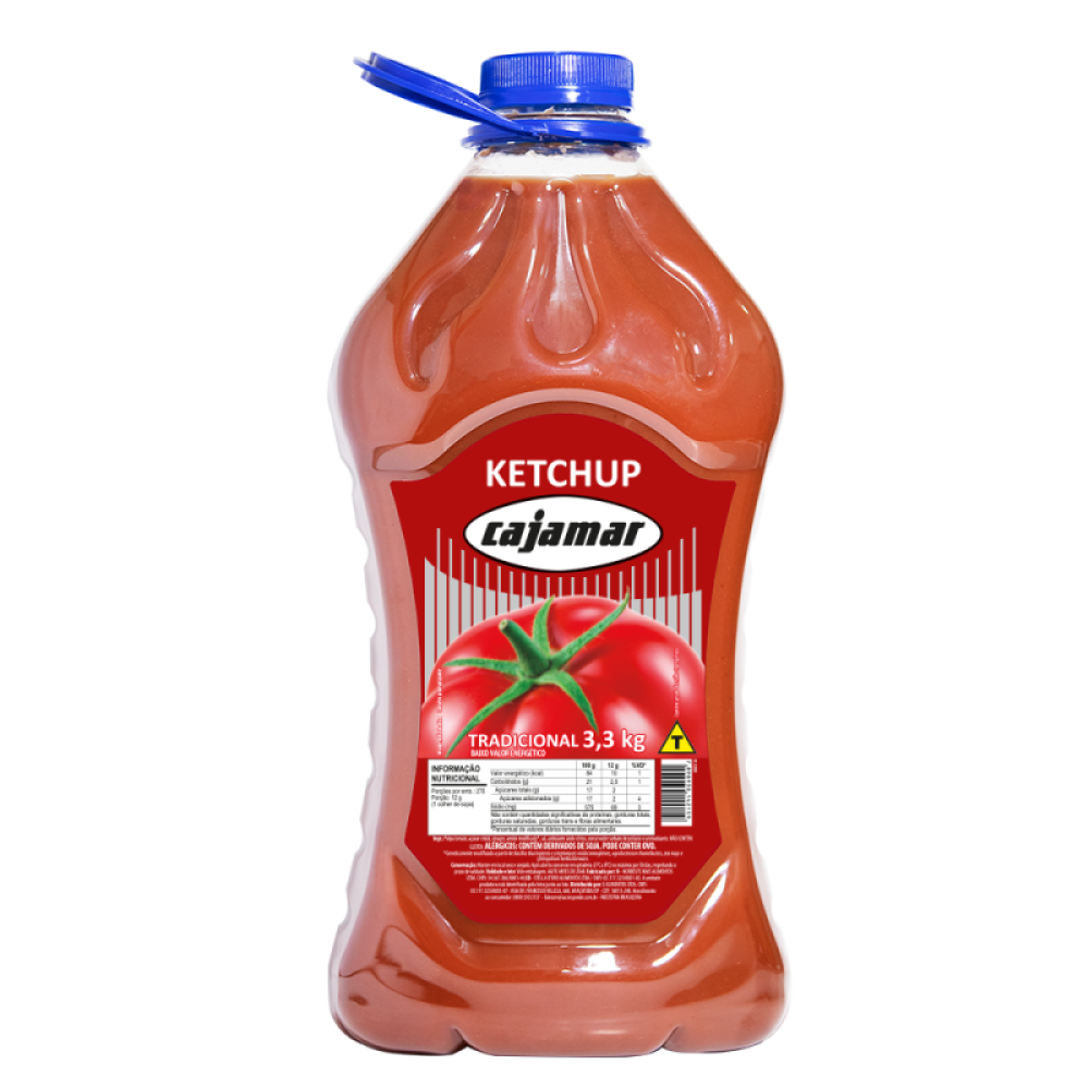 Ketchup Tradicional Bisnaga 4X3,3Kg Cajamar