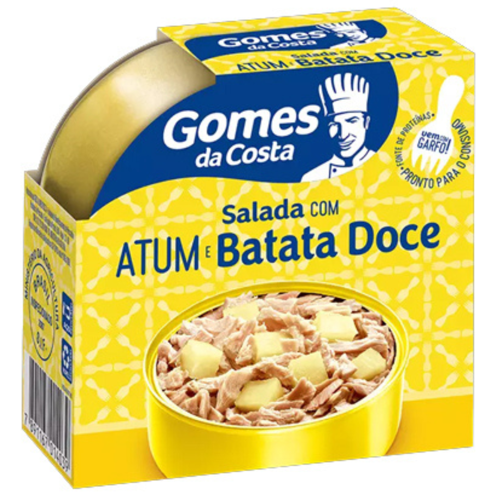 Salada com Atum, Batata Doce e Azeite 150g