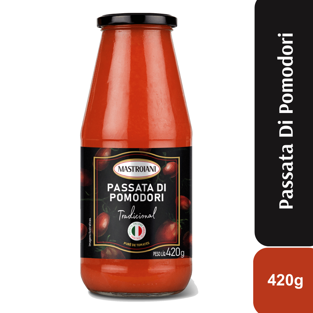 Passata Di Pomodori Tradicional Vidro 420g