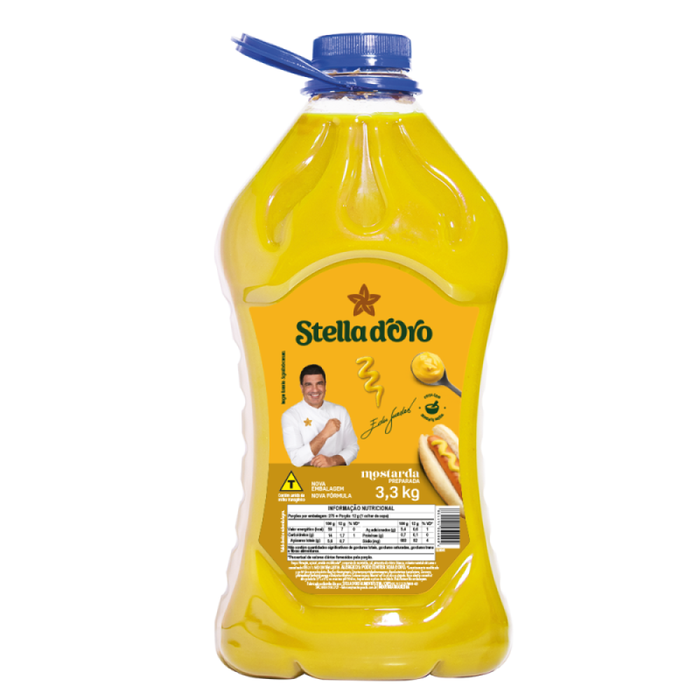 Mostarda Bisnaga 4X3,3Kg Stella D'Oro