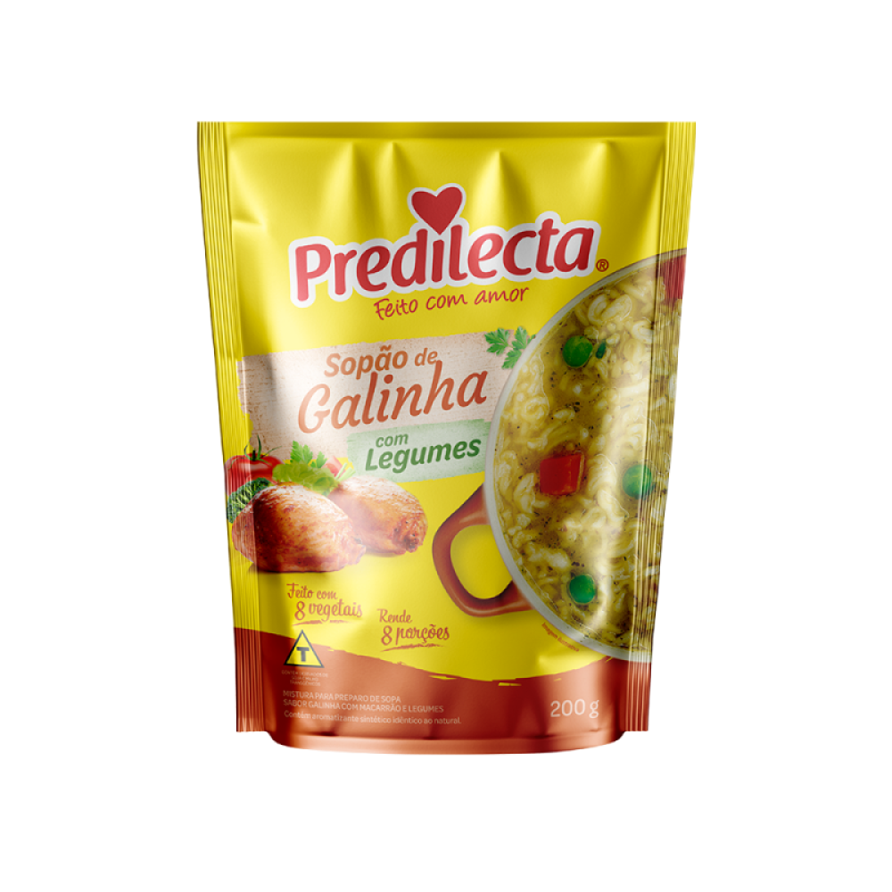 Sopao Galinha com Legumes St Up 24X200G Predilecta