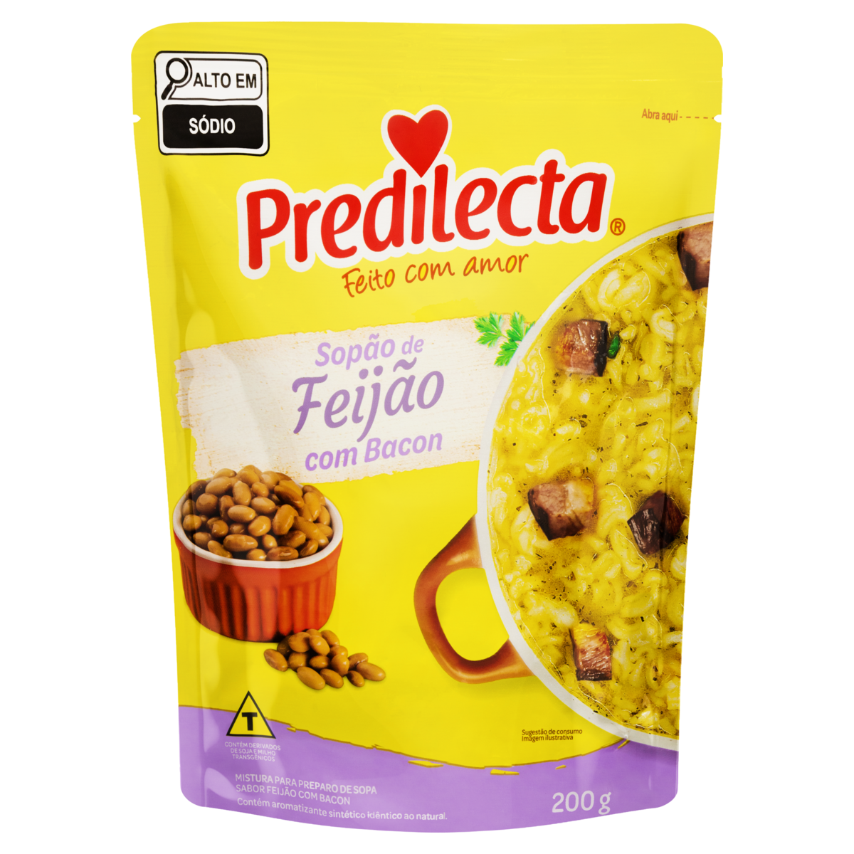Sopao Feijão St Up 24X200G Predilecta