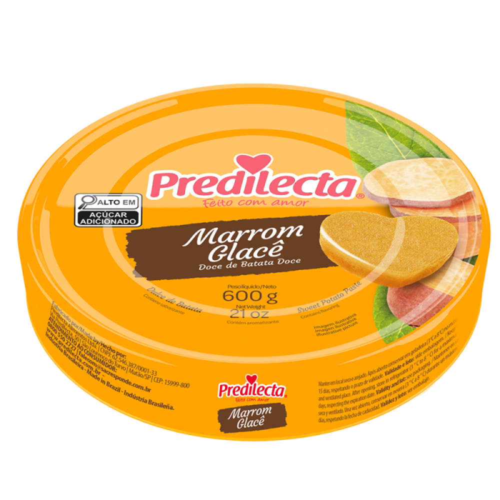 Marrom Glacê Lata 12X600G Predilecta