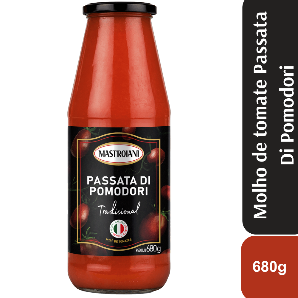 Passata Di Pomodori Tradicional Vidro 680g