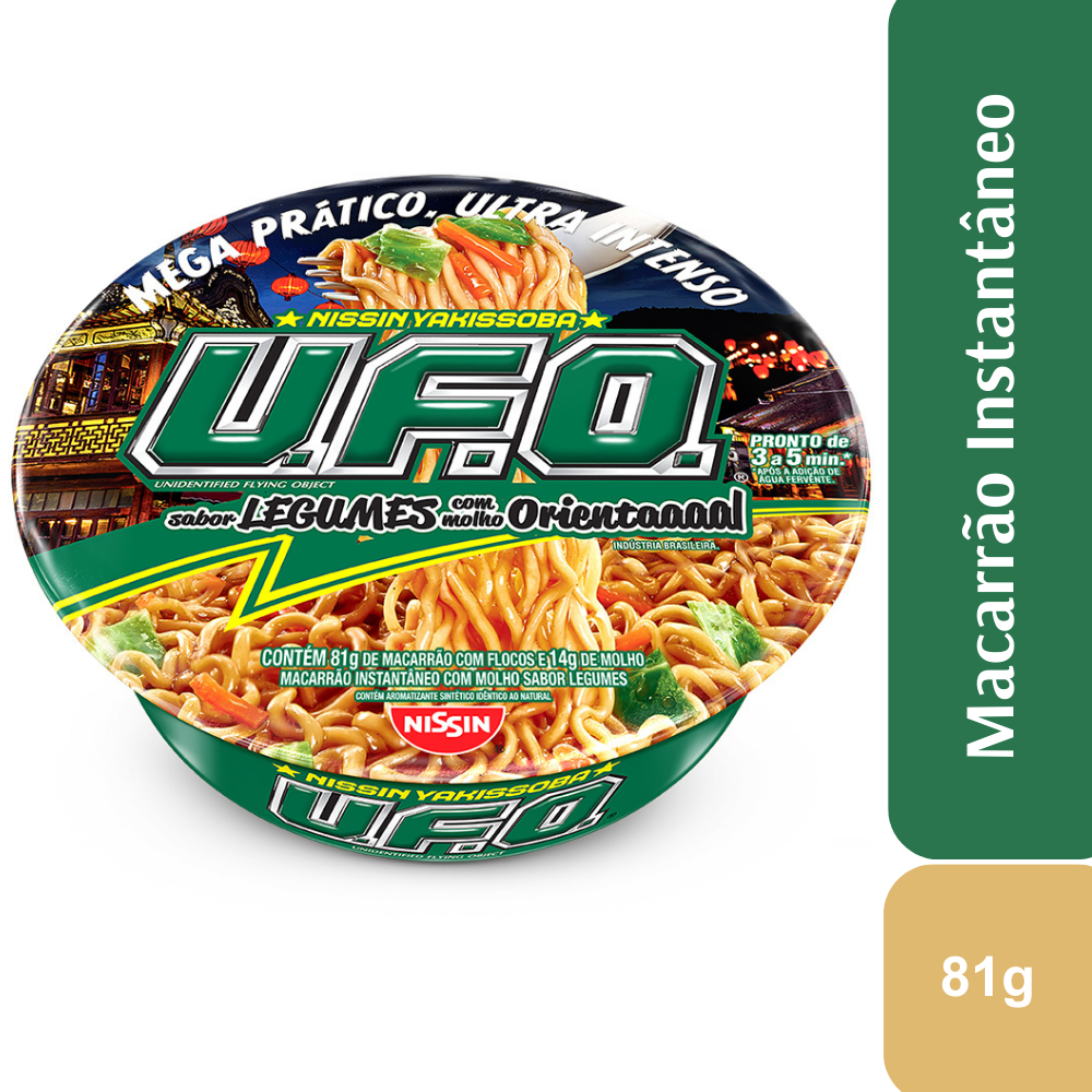 Ufo Legumes Com Molho Oriental 97g - Nissin