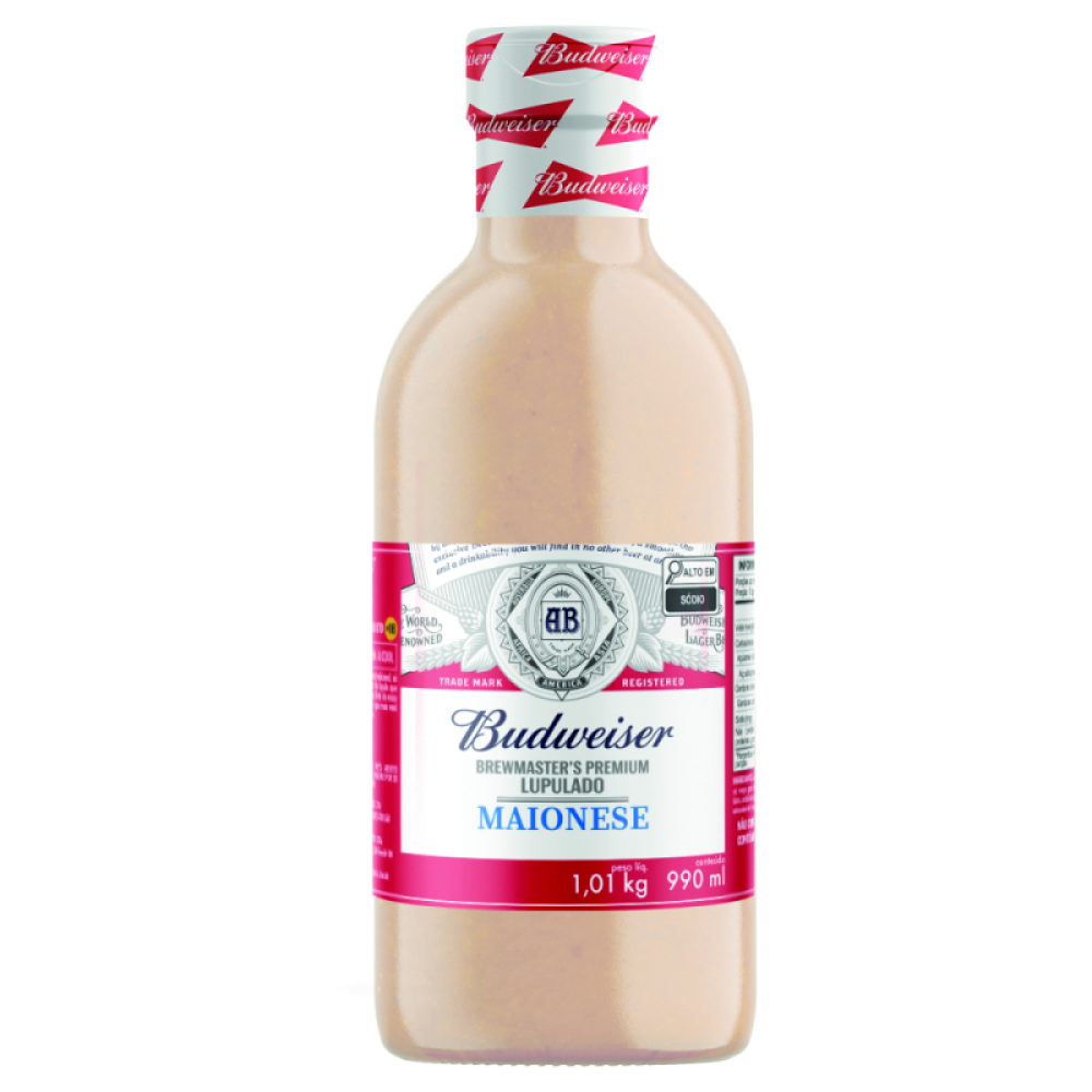 Maionese Bisnaga 12X1,01Kg Budweiser