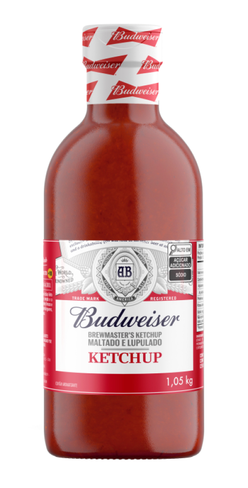 Ketchup Tradicional Bisnaga 12X1,05Kg Budweiser