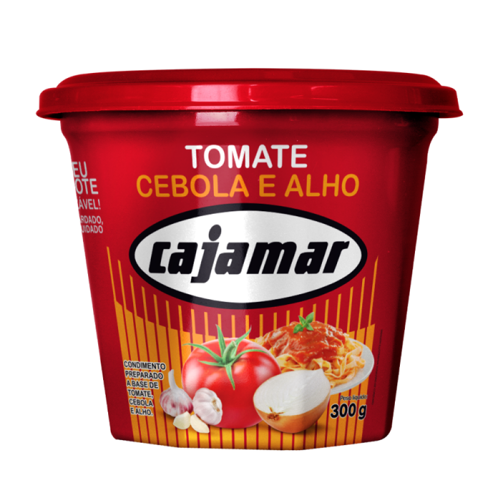 Extrato Tomate Cebola/Alho Bowl 24X300G Cajamar