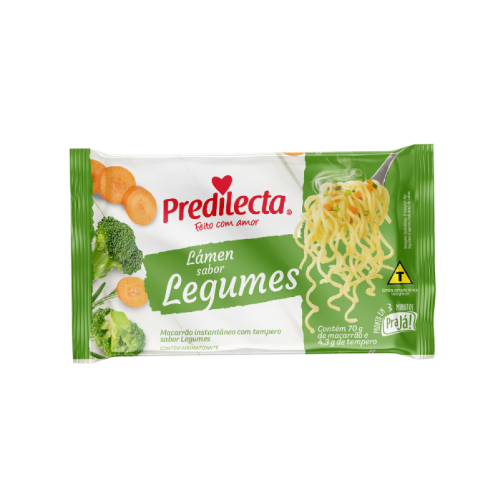 Macarrão Instantâneo Legumes 50X74,3G Predilecta