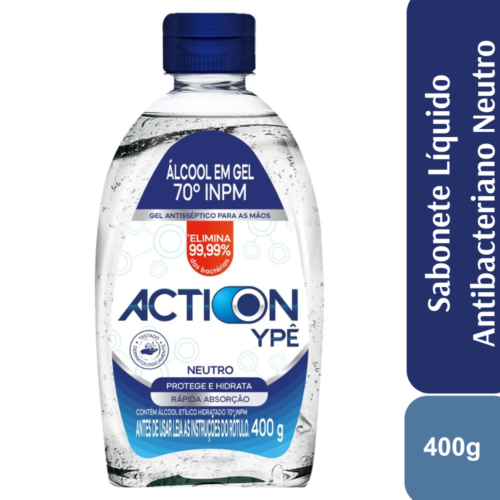 Alcool Gel Antis Act Ypê Neutro 400g