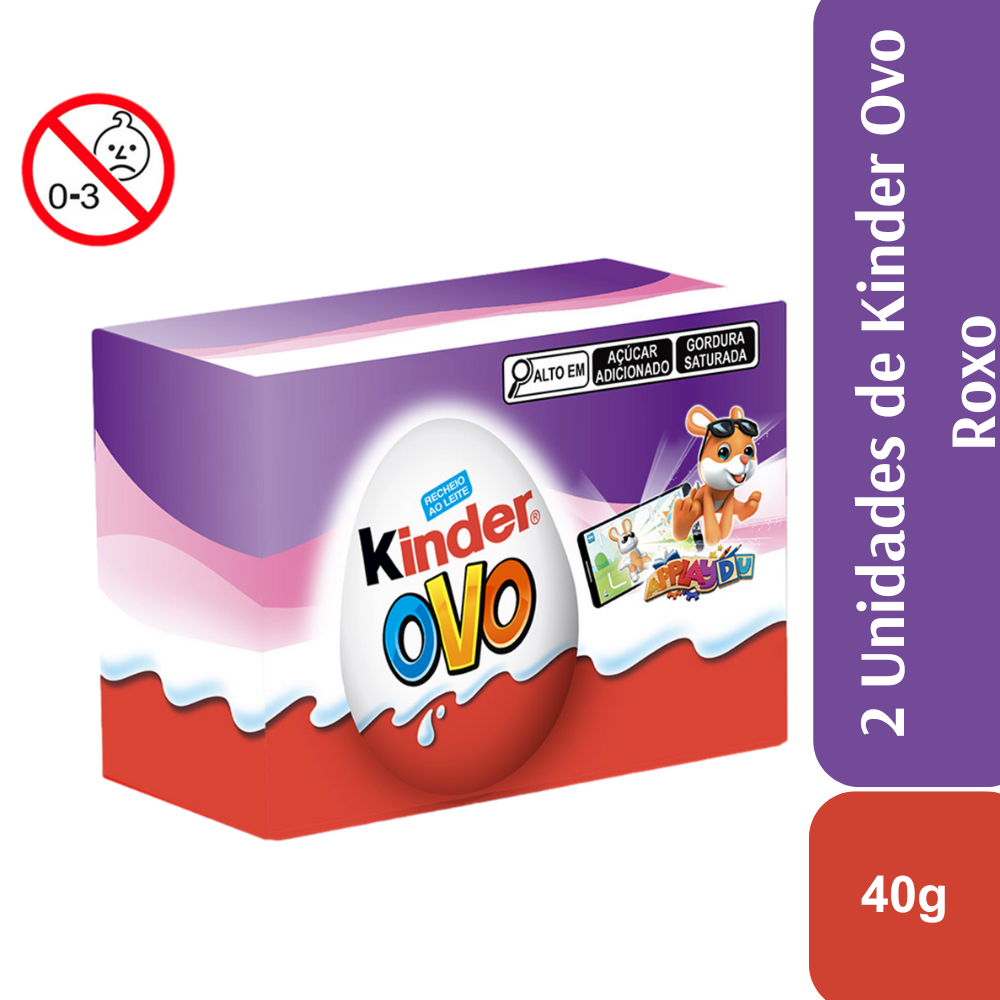 Kinder Ovo Rosa 2 unis 40g