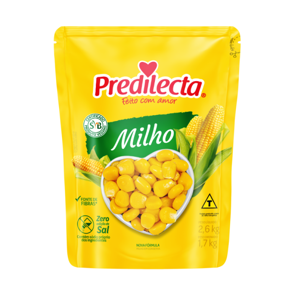 Milho Verde St Up 6X1,7Kg Predilecta