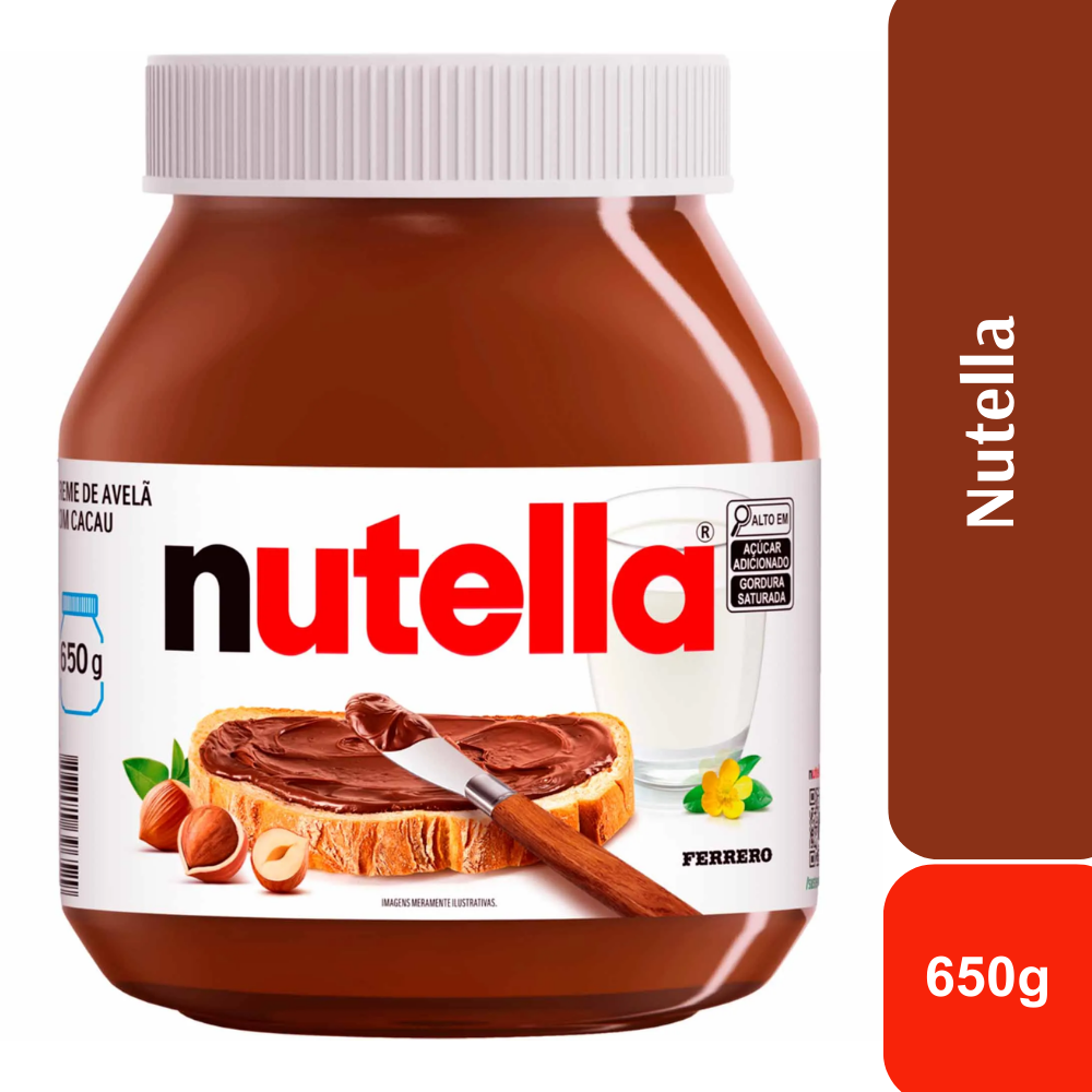 Nutella Creme de Avelã 1 uni 650g