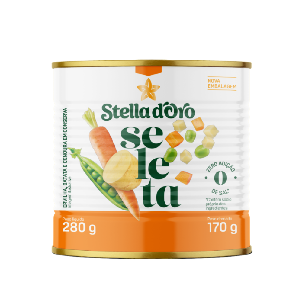 Seleta De Legumes Lata 24X170G Stella D'Oro