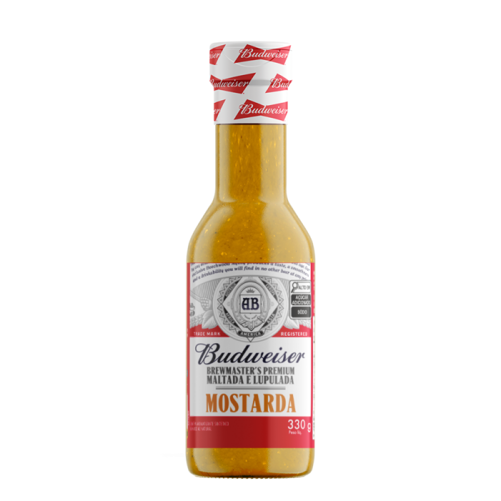 Mostarda Bisnaga 15X330G Budweiser