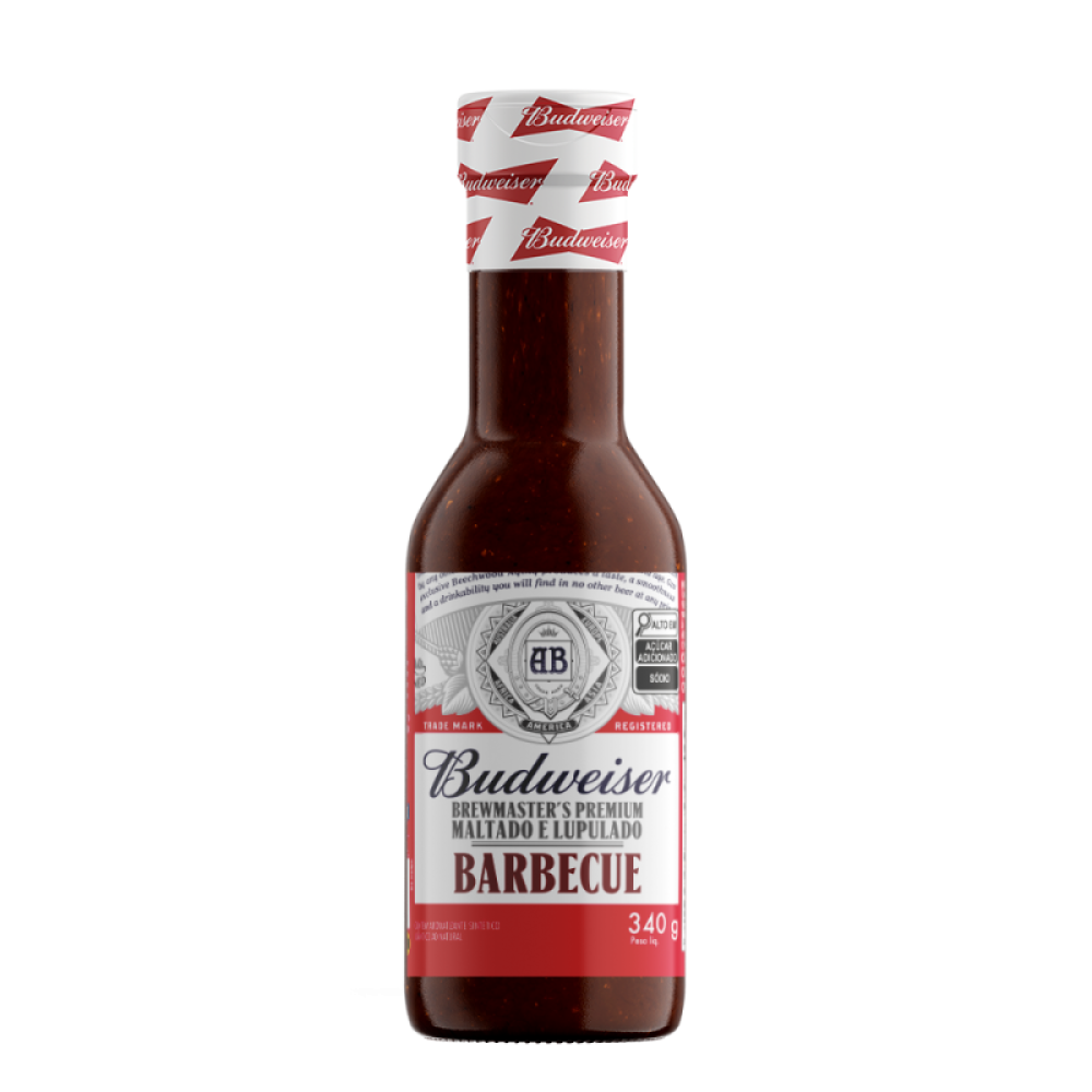 Molho Barbecue Bisnaga 15X340G Budweiser