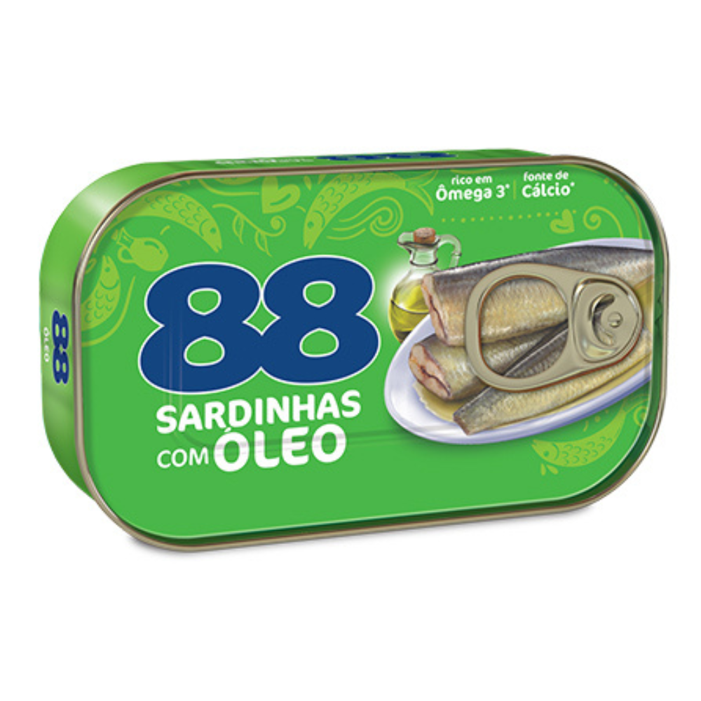 Sardinha com Óleo 88 125g Gomes da Costa