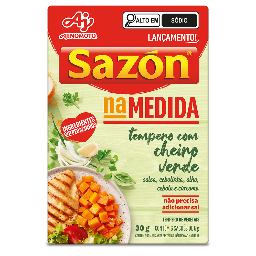 Tempero SAZÓN® Na Medida Com Cheiro Verde 30g