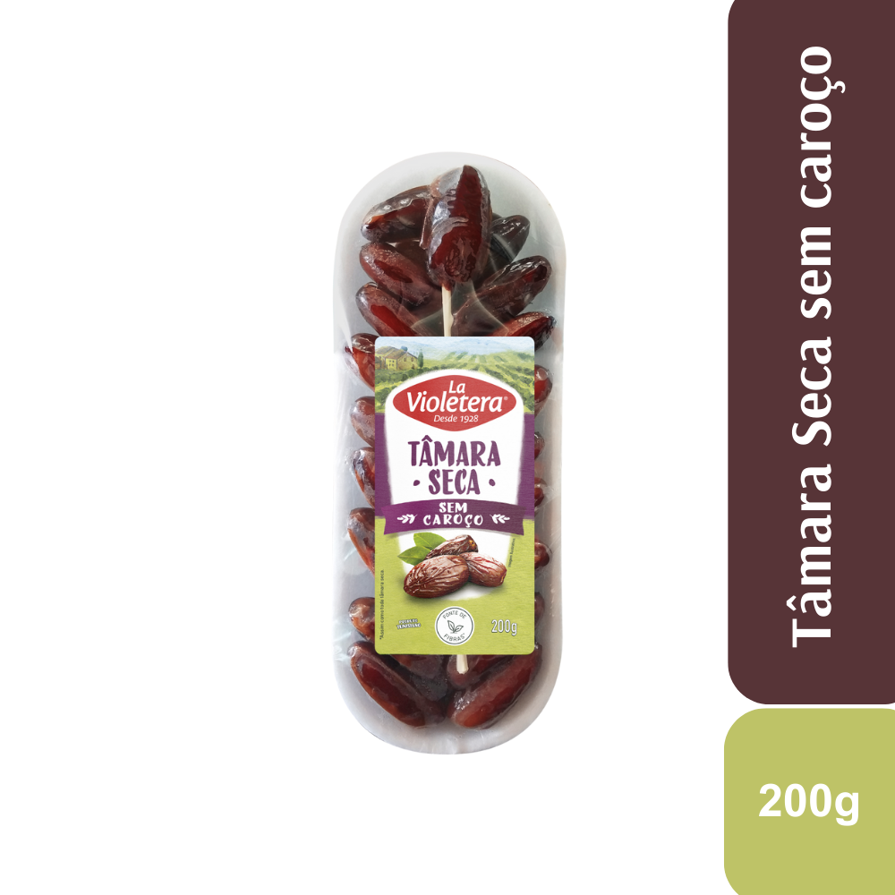 Tâmara Sem Caroço Bandeja 200g