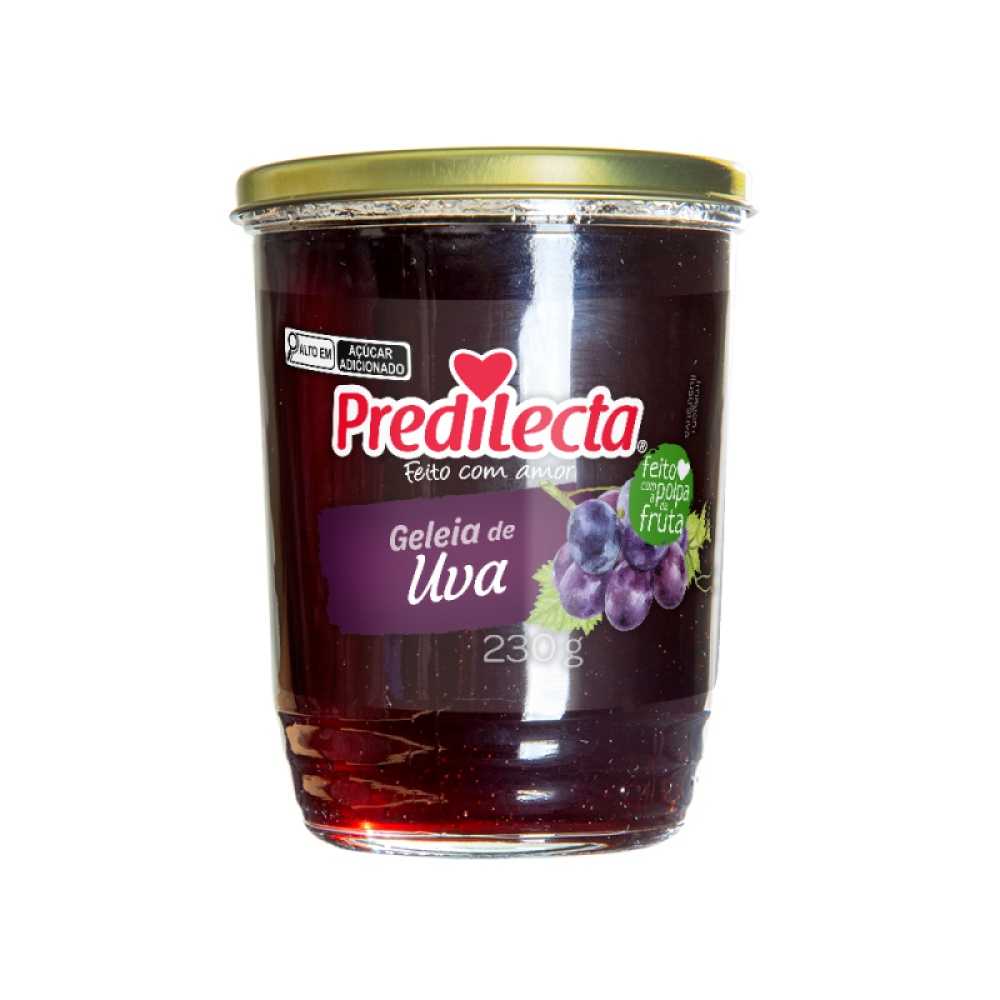 Geleia Uva Vidro 15X230G Predilecta