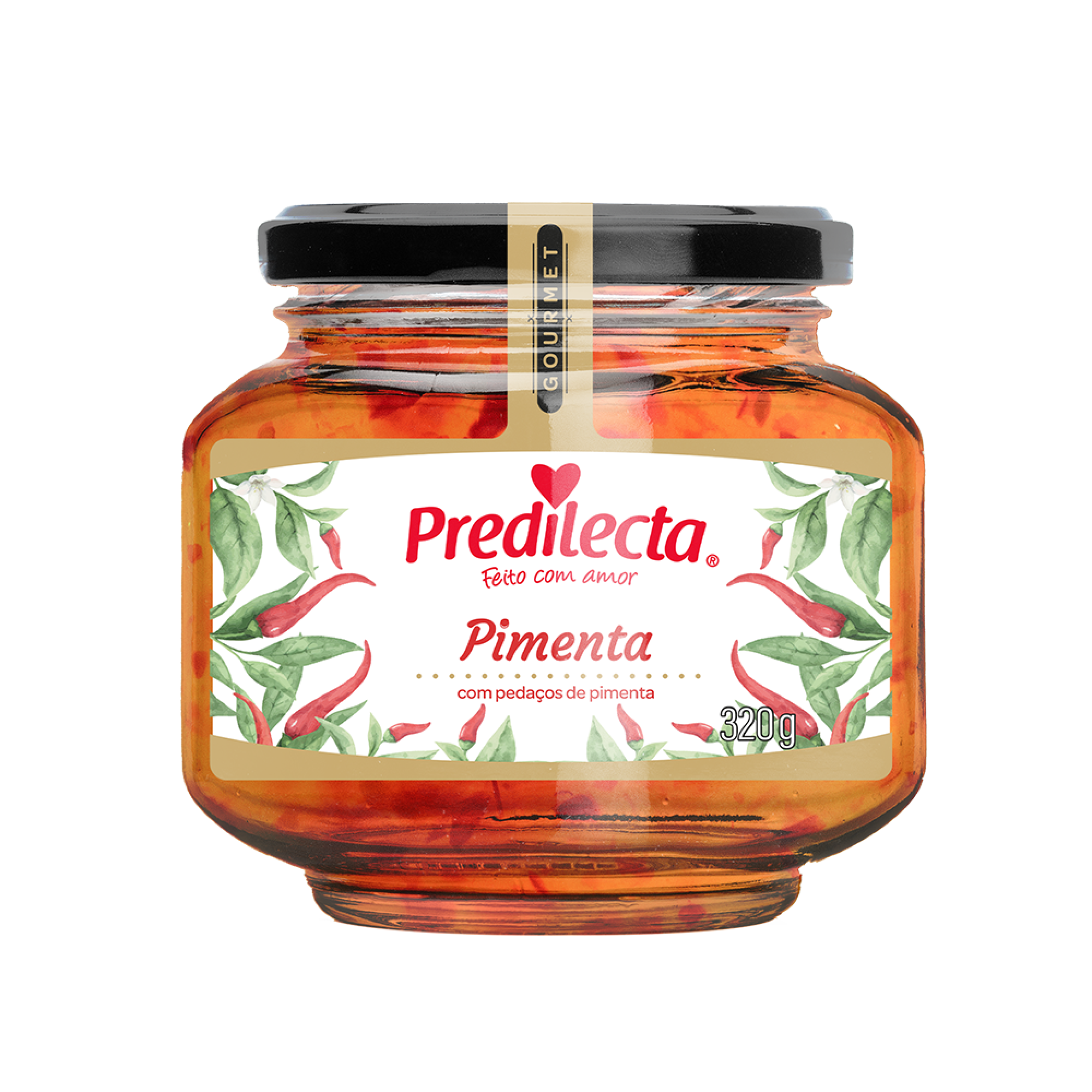 Geleia Pimenta Vermelha Vidro 12X320G Predilecta