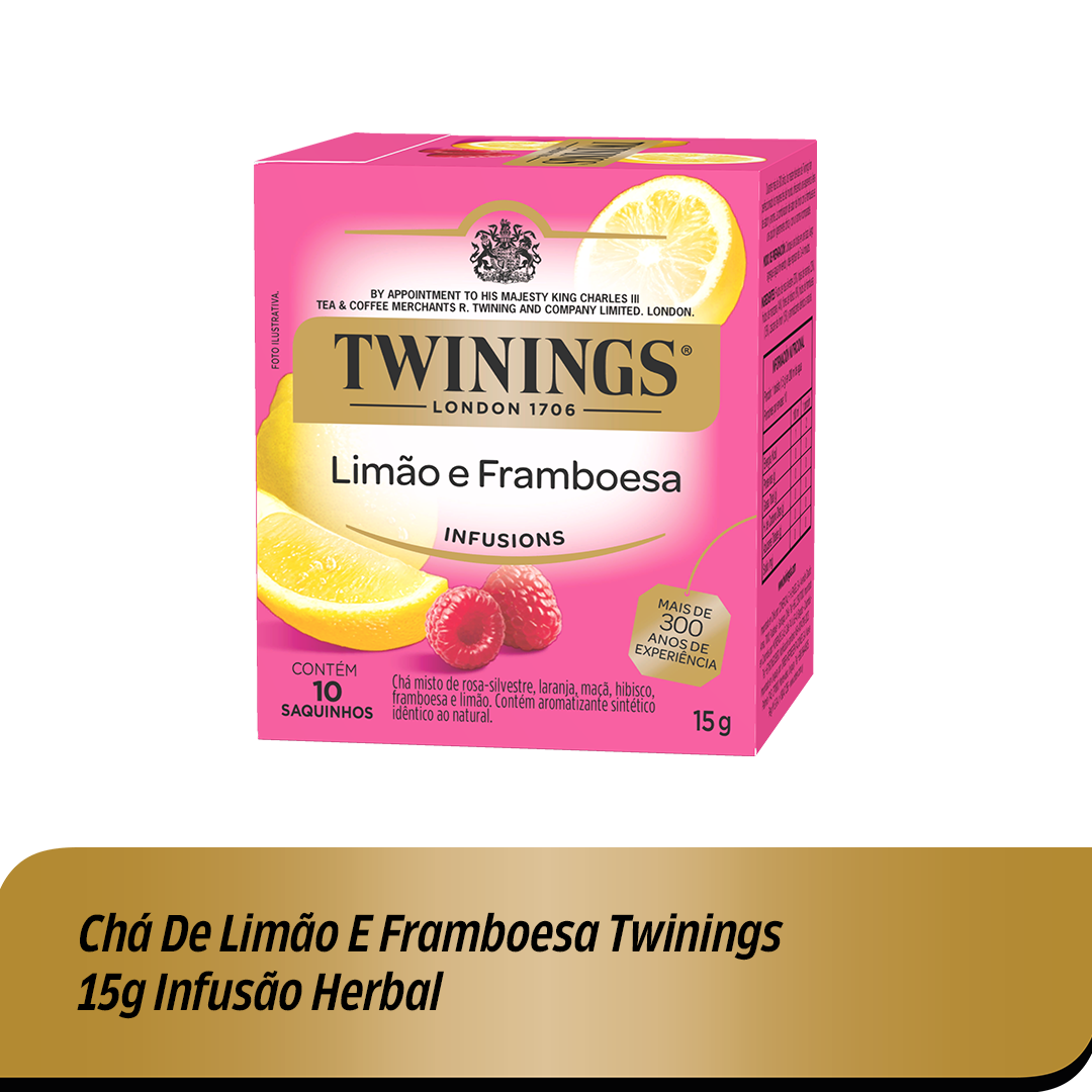 Cha Misto Limao Framb 15g 12unx10sch Tws