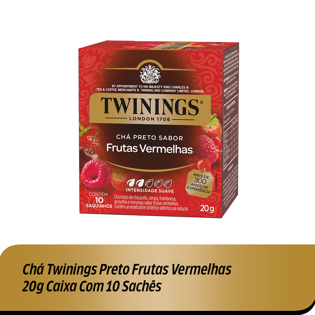Cha Preto Frut Verm 20g 12unx10sch Tws