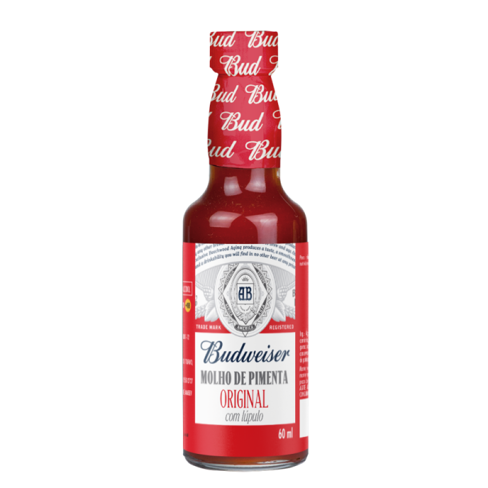 Molho Pimenta Lupulado 12X60Ml Budweiser