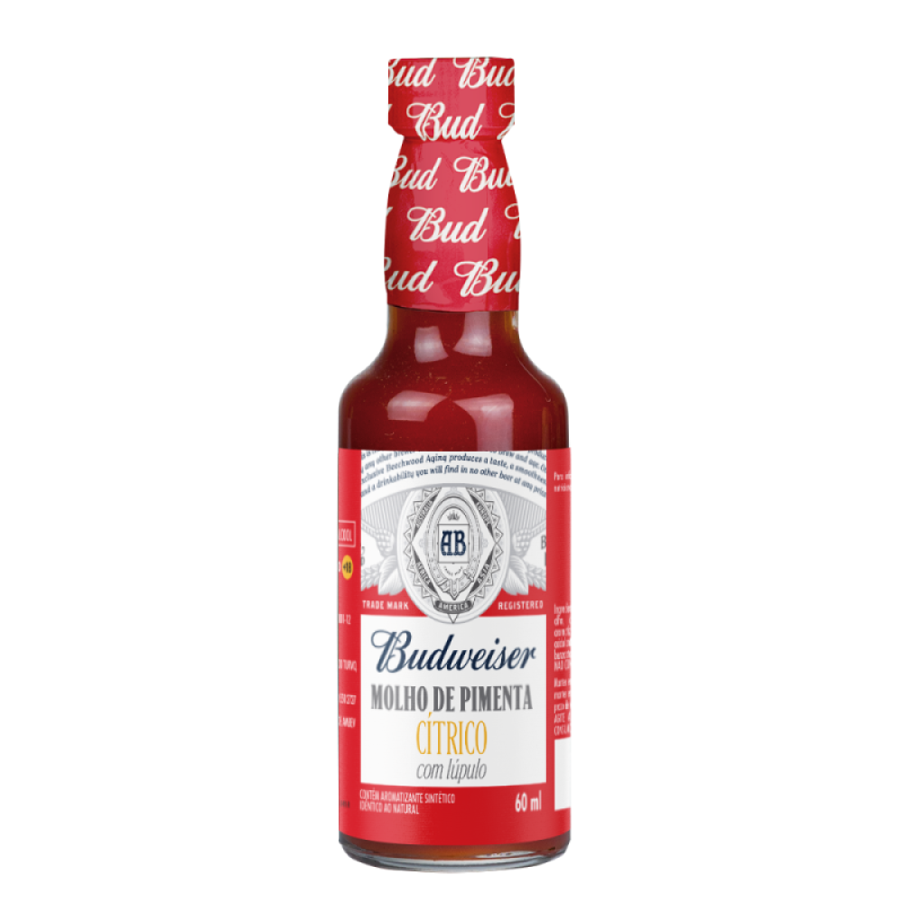Molho Pimenta Citrico 12X60Ml Budweiser