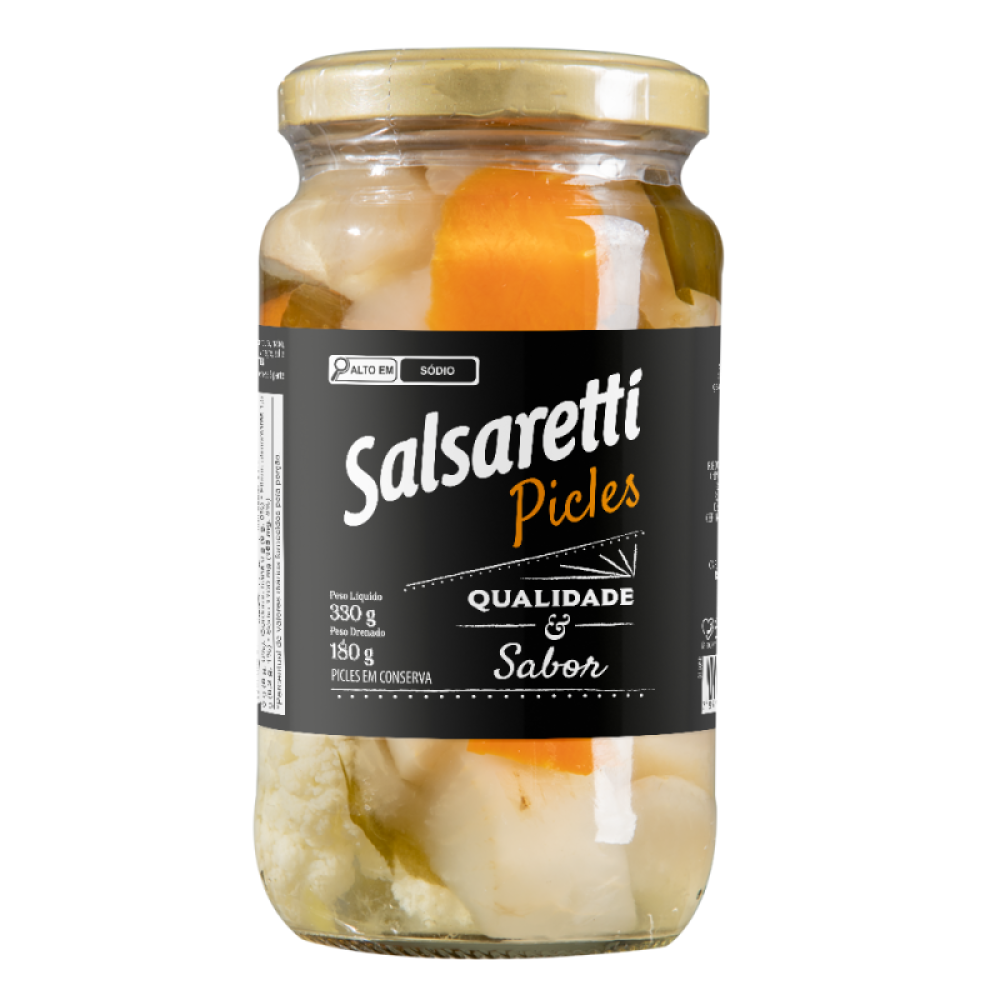 Pickles Vidro 12X180G Salsaretti
